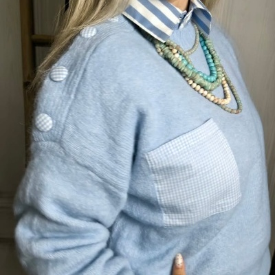 Malha detalhes vichy