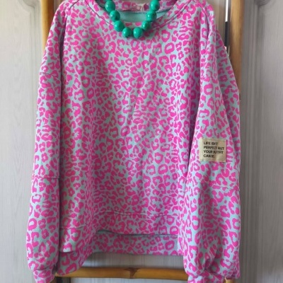 Sweat animal print laranja