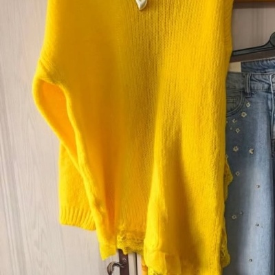 Camisolão com renda