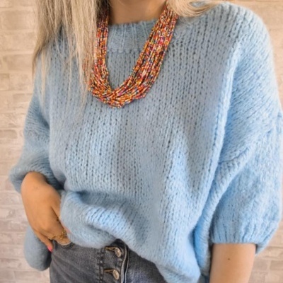 T-shirt camisolao lã