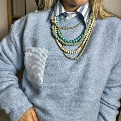 Malha detalhes vichy