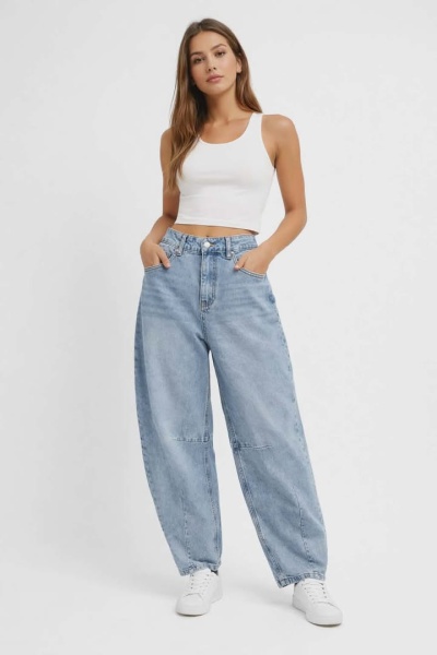 Calça ballon ganga clara