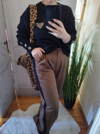 Calças clássicas de fato