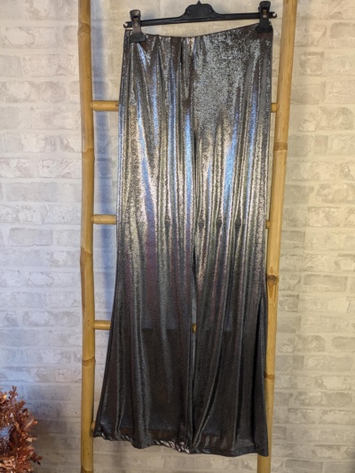 Calças Metalizadas Prata