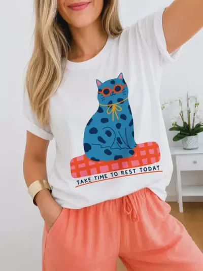 T-shirt Gatinho