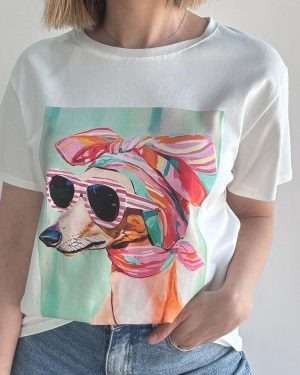 T-shirt cao lenco