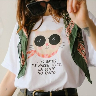 T-shirt Gato