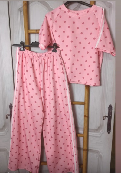 Conjunto inspiração rosa