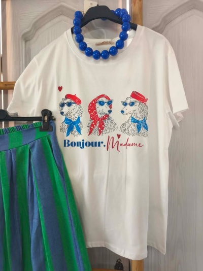 T-shirt Bonjour Madame