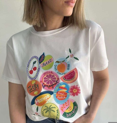 T-shirt frutas
