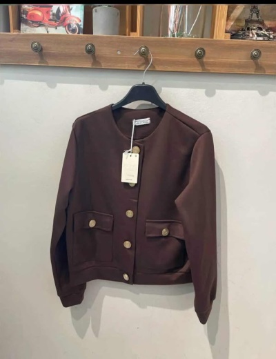 Bomber chocolate botoes maxi dourados