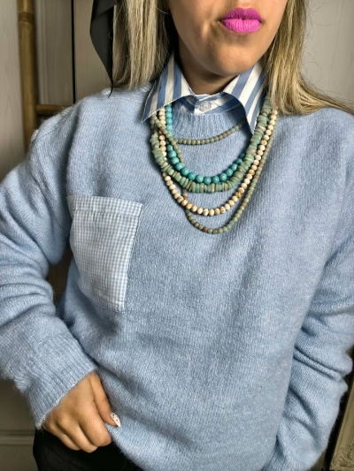 Malha detalhes vichy