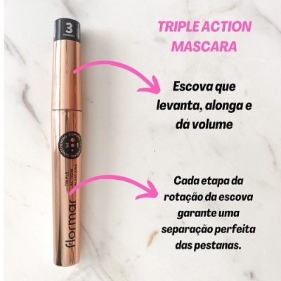 Flormar Mascara Triple Action