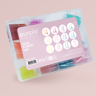 Purple Dual Forms Tips F1 Mix