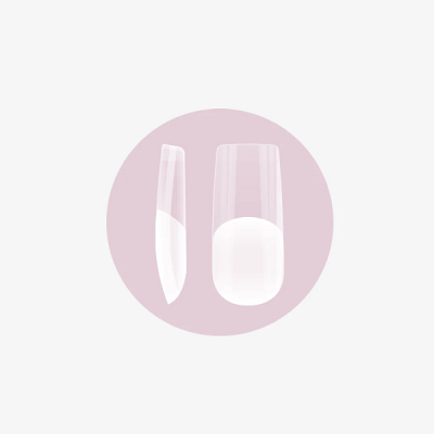 Purple Soft gel tips press on - square 600 und