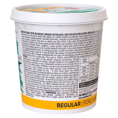 Salon Line Guanidina Tradicional Regular Alisa e Relaxa  218gr