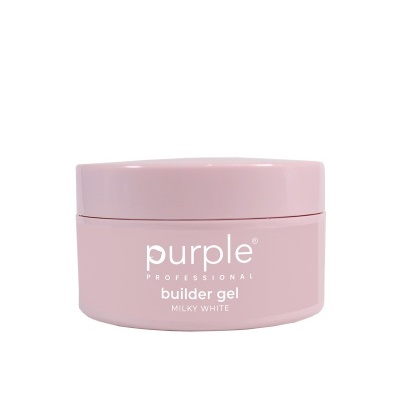 Purple Builder Gel Milky White