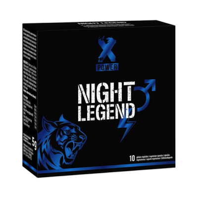 NIGHT LEGEND - ESTIMULANTE DE AÇÃO RÁPIDA PARA EREÇÃO E DESEMPENHO - 10 CÁPSULAS