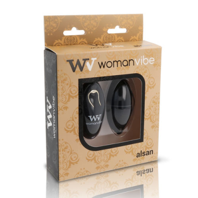 WOMANVIBE - ALSAN EGG CONTROLE REMOTO PRETO