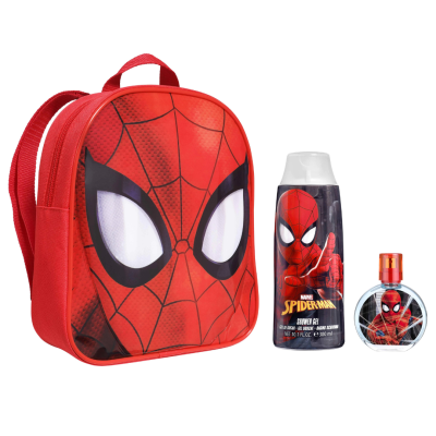 Conjunto Marvel Spider-man com Mochila + Eau de Toilette 50ml + Gel Duche 300ml