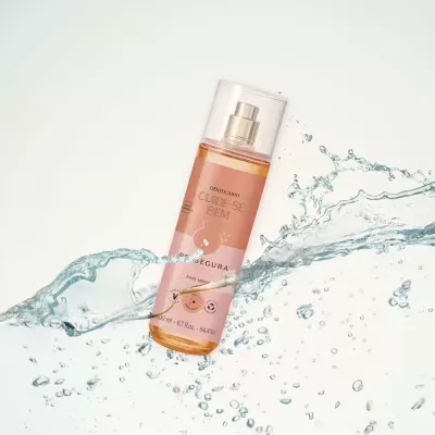 O Boticário Body Splash Cuide-se Bem Pessegura, 200ml