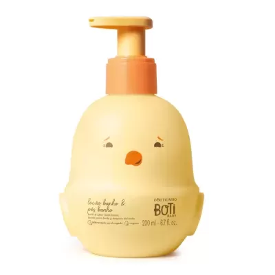 BOTI BABY LOÇÃO BANHO E PÓS BANHO, 200ML