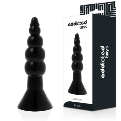 PLUG ANAL 17 CM PRETO