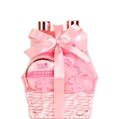 Conjunto de banho Morango e Nata Bon Matin