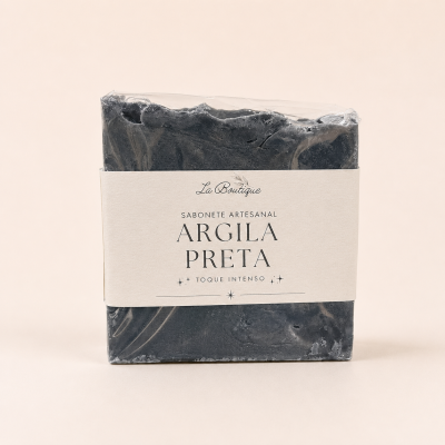 Sabonete de Argila Preta Detox | Limpeza Mineral Profunda