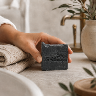 Sabonete de Argila Preta Detox | Limpeza Mineral Profunda