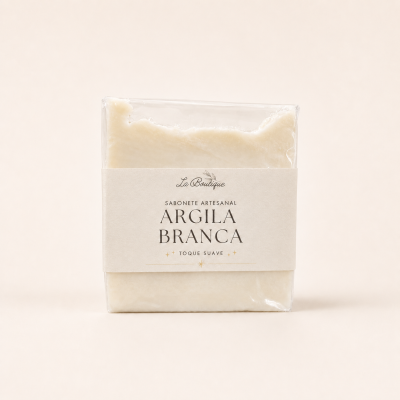 Sabonete de Argila Branca Iluminador | Uniformiza a Pele