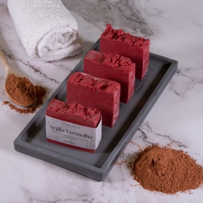 Sabonete de Argila Vermelha
