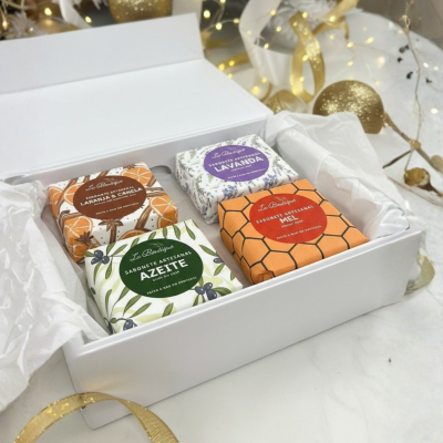 Gift Box Sabonetes – Noël Élégance