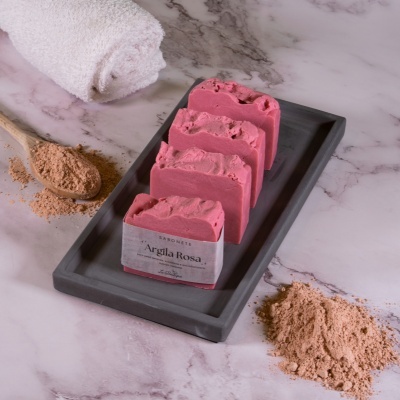 Sabonete de Argila Rosa para Pele Sensível | Suavizante