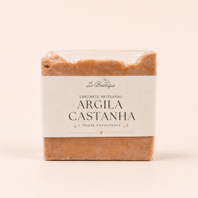 Sabonete de Argila Castanha Purificante | Regeneração Natural da Pele