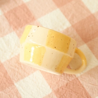 Chávena Yellow Chess