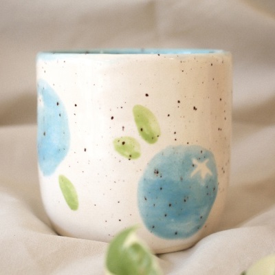 Caneca Blueberry Cupcake