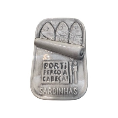 Lata de Sardinhas-preta