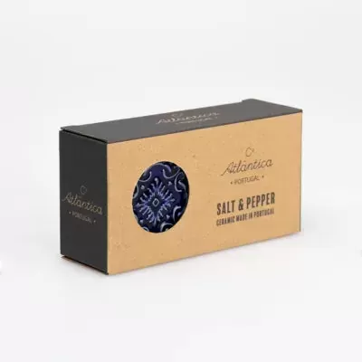 Saleiro & Pimenteiro Azulejo Azul