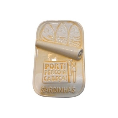 Lata de Sardinhas laranja papaia