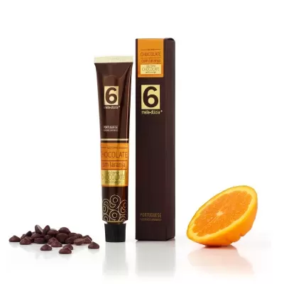 Creme de Choc. Negro S. Tomé com Laranja do Algarve