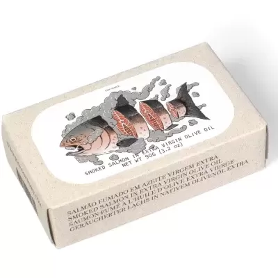 Salmão Fumado em Azeite Virgem Extra