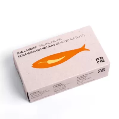 Sardinhas Petingas" em Azeite VE e Piri-Piri Biológicos"