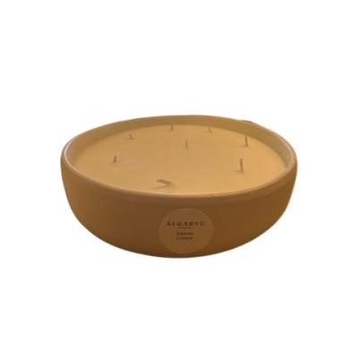 Vela de Cerâmica 110h Fresh Linen