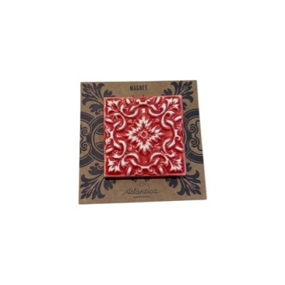 Magnet Azulejo Vermelho
