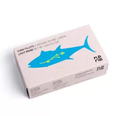 Filetes de Atum em Água e Tomilho-Limão Biológicos