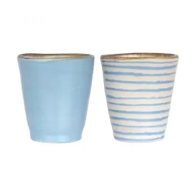 COMPORTA S/2 Copos Expresso Blue Sortido