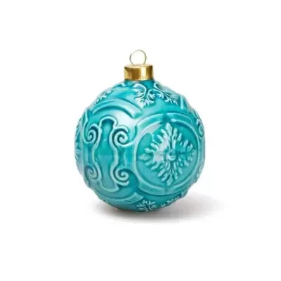 Azulejo Bola de Natal Turquesa