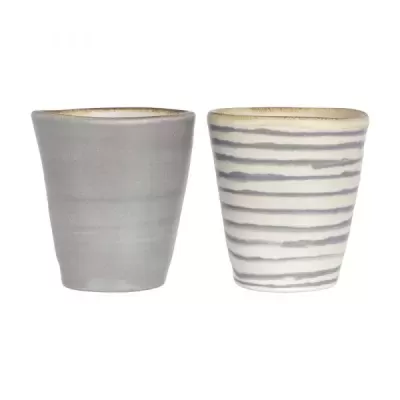 COMPORTA S/2 Copos Expresso Grey