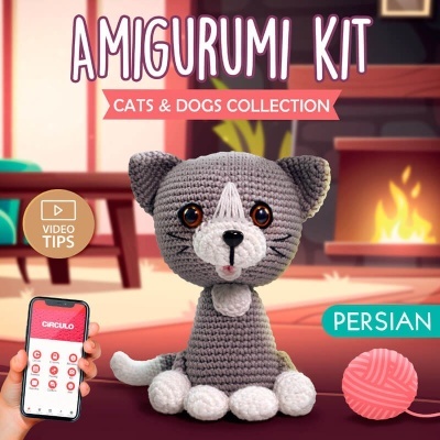 Kit Amigurumi - Cães e Gatos